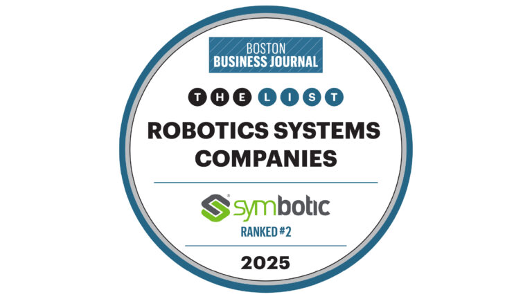 Boston Business Journal logo for Largest Robotics Systems Companies in Massachusetts list.
